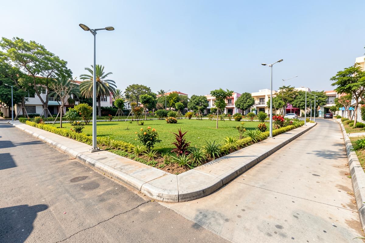 HS Green County in Moka Road, Ballari